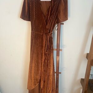 Copper Asymmetrical Dress